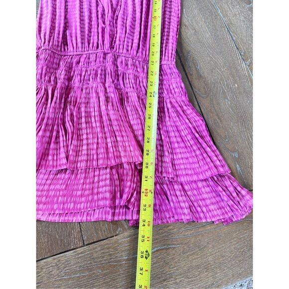 Pants Store Zoe Pleated Mini Dress in Purple/pink Size XSmall - Picture 7 of 10